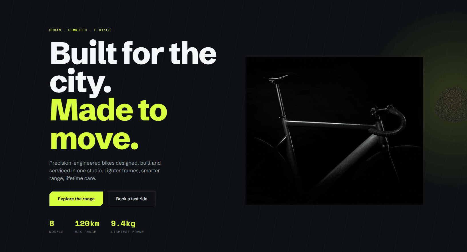Cadence — example website built by the agency