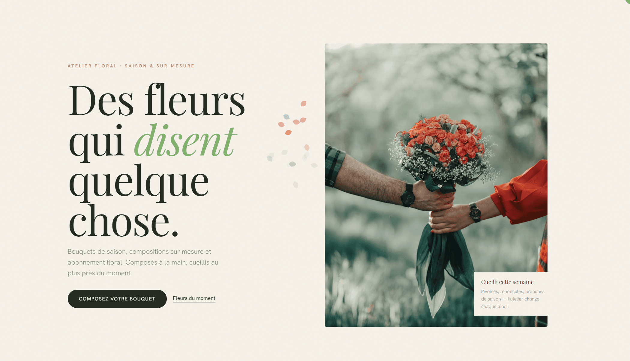 Pistil — example website built by the agency
