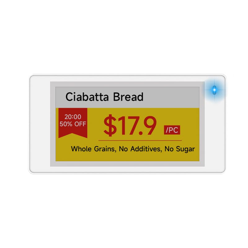Small shelf tags — color e-paper electronic shelf label