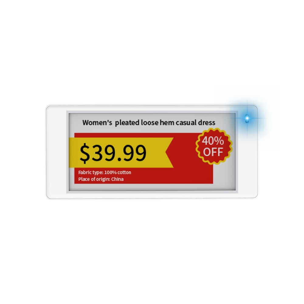 Mid-size labels — color e-paper electronic shelf label